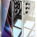 for Samsung Galaxy S26 Ultra Case Clear [Anti-Yellowing][Military-Grade Protection] Shockproof Silicone TPU Ultra Slim Phone Case for Samsung Galaxy S26 Ultra 5G 2026 Cover,Crystal Clear