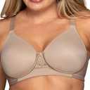 Vanity Fair Women's Full Figure Beauty Back Smoothing Bra, 4 Way Stretch Fabric, Lightly Lined Cups up to H 42D
