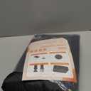 Window Insulation Kit for Winter 38"x74" Cold Weather Thermal Curtain with Heavy Cotton, Insulated Window Cover for Winter & Windows Draft Blocker for Winterizing Windows in Home RV BasementBlack