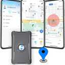 GPS Tracker for Vehicles Cars Long Battery Life to 90 Days, Strong Magnet, Unlimited Range, Geo-Fence, 4G Real Time Car Tracker Device Hidden Vehicle Tracking Devices, Subscription Needed Pack Of 3