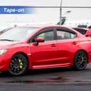 YQAUTEC Window Visors Rain Guards Shield Compatible with 2015-2021 Subaru WRX, Window Wind Deflectors Vent Shades for 15-21 Premium Limited STi