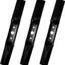942-05056A High Lift Blades Compatible with 54" Deck Zero Turn Cub Cad-et RZT-L54 XT1 XT2 Troy-Bilt TB2454 Riding Mower Lawn TractorReplace 942-05056 742-05056A 742-050563 Pack