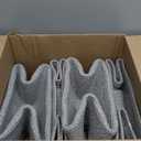 Large Storage Baskets for Organizing, Closet Shelf Baskets for Clothes Blanket Towels, Baby Nursery, Toy Bins Box, Woven Rope Baskets, 17 x 13 x 7.5, 4 Packs Mixed Grey