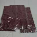 4 PCS Wine Table Cloth Rectangle Table, 54 x 108 Inches Waterproof Plastic Table Cloth Disposable, Picnic Table Cover for Baptism, Picnic, Restaurant, Wedding decor, Fits Rectangle and Round Tables