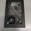 Handlebar-end Side Rearview Mirror CNC Aluminum Universal for Motorcycle Motorbike Street Bike, Compatible with Honda Kawasaki Suzuki Triumph Yamaha(Black)