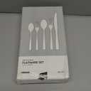 HIKAA Forged Silverware Set Stainless Steel Flatware Set,Service for 8,Matte Satin Polished Cutlery Set,Dishwasher Safe (Gold, 40PCS)