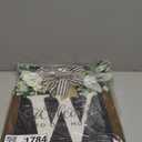 Last Name Year Round Front Door Wreath Front Porch Decoration 26 Letter Welcome Sign with Eucalyptus Garland and Bow Spring Wreaths for Front Door Outside Hanger GarlandW