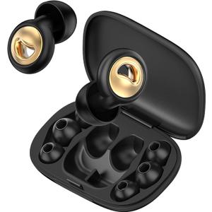 Ear Plugs for Sleeping - 45dB Ultra Soft Silicone Noise Cancelling Earbuds, Reusable Ear Plugs for Noise Reduction, 4-Pairs with Carrying Case for Side Sleep, Concerts, Travel & Swimming