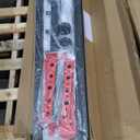 Garvee All-in-One Smith Machine Home Gym – Power Rack, Squat Cage, Dual Lat Pulldown, Cable Crossover & Adjustable Bench – Compact Full-Body Strength Trainer, Red & Black