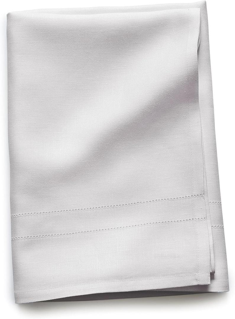 Solino Home Linen Bath Towel 30 x 54 Inch  100% Pure Linen White Bath Towel  Machine Washable and Handcrafted from European Flax