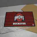 The Memory Company Officially Licensed Team Logo Bar Mat, Non-Slip Rubber Heavy-Duty, for Countertop & Home Bar, Large, 19” x 11”