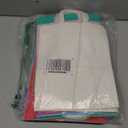 Qiqee 100Pcs Paper Gift Bags with Handles - 10.6"x8.3"x4.3" Medium Party Favor Bags - 24 Solid Colors