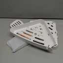 Sotfamily Plastic Shower Caddy Corner (For 90 Only), 2 Pack Adhesive Corner Shower Shelves for Bathroom Organizers and Storage, White