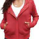 Yanekop Cropped Zip Up Hoodie Women Waffle Knit Fall Jackets Casual Corduroy Jacket 2025 Fall Outfits with Pockets (M)