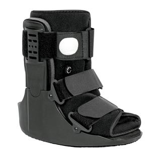 Jewlri Air Walking Boot, Fracture Boot Short Walker Protection Fits Left or Right Foot Ankle Support for Injuries Fractures Sprains Black S (Black)