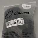 COODEO Dog Socks to Prevent Licking Paws, Waterproof Boots for All Four Legs with Non-Slip Soles, Protective Paw Covers for Wounds, Licking Prevention Shoes for Dogs (Black, XL)