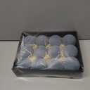 12 Pcs 3.15 Inch Velvet Christmas Tree Ornaments BulkFlocked Christmas Balls Plastic Shatterproof Xmas Hanging Ornaments Decorations Set for Tree Garland Wreath (Gray Blue)