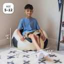 Big Joe Sports Ball Child-Sized Bean Bag Chair for Kids, Soccer Ball Plush, Ultra-Soft Lightweight Polyester Blend, 2.5 Foot Refillable