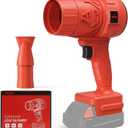 Electric Leaf Blower Cordless for Milwaukee M18 18V Battery, Handheld Leaf Blowers for Lawn Care, Blowing Leaves  Dust, Turbo Jet Blower Dryer, Battery Powered Mini Leaf Blower (Battery Not Included)