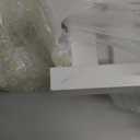 SONGMICS Over The Toilet Storage, 4-Tier Over Toilet Bathroom Organizer with Adjustable Shelves, 10.2 x 24.8 x 72.8 Inches, Space-Saving, Cloud White UBTS041W01