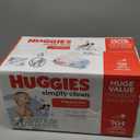 Huggies Simply Clean Unscented Baby Diaper Wipes, 11 Flip-Top Packs (704 Wipes Total), 