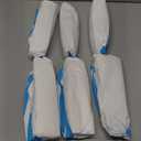 ZMDREAM Hazmat Boot and Shoe Covers 6 Pairs Disposable Knee High Booties Non-Slip and Waterproof White 18 inches Tall (White,Pack of 12)