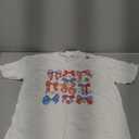 Coquette Red White & Blue Patriotic Bows Retro July 4th T-Shirt, Size M