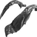 Front Inner Fender Liner Set Compatible with 2006-2011 Honda Civic Sedan Driver & Passenger Side Splash Guards Replacement for HO1248134 HO1249134 74151SNAA00 74101SNAA00
