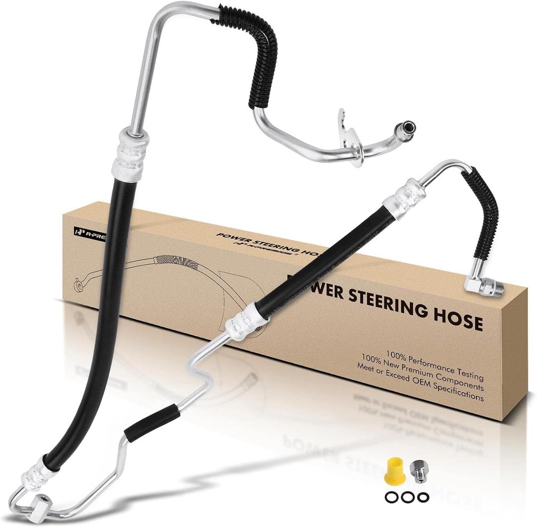 A-Premium Power Steering Pressure Line Hose Assembly Compatible with Ford Crown Victoria 2003-2011, Grand Marquis 2003-2004 & Lincoln Town Car 2003-2011 & Mercury Grand Marquis, Marauder