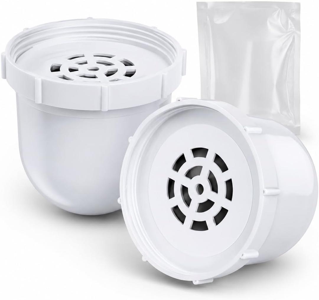 Water Pitcher Replacement Filters Compatible with Clearly Filtered Pitcher, 2 Pack | 3-Stage Filtration Removes Fluoride, Lead & PFAS | 100 Gallon/4 Month Lifespan, BPA-Free