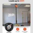 VEVOR Hand Chain Hoist, 2 Ton 4400 lbs Capacity, Manual Chain Block with Upgrade G80 Galvanized Chain, 20 ft Lifting Height, Heavy Duty Pulley Hoist for Garage Warehouse Automotive Machinery, Orange