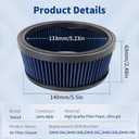 HD-0800 29442-99C Air Filter for Harley Davidson Screamin Eagle Road King 110 CI ELectra Glide 2 103 CI Ultra Classic Electra Gli Road Glide Dyna Softail Springer Fat Boy 2944299A 2944299B