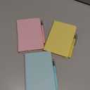 Small Notebook Journal with Pen, Mini Pocket Notepad for Women, Small Pocket Size Note pads for Note Taking, Pink, Yellow, Sky Blue Note Book