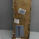 Smuxee Walnut Bamboo Luggage Rack Pack of 2, Foldable Suitcase Stand with Storage Shelf, Easily Assembled Luggage Stand with 5 Nylon-Straps for Guest Room Hotel Bedroom