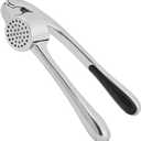 HiramWare Garlic Press, Premium Rust Proof Kitchen Garlic Mincer Crusher Squeezer with Ergonomic handle, Ginger Crusher with Good Grip, Easy to Clean, Dishwasher Safe