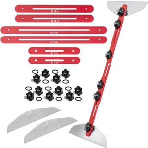Stair Tread Template Tool,Stair Tread Gauge Ajustable 11.4In to 60.7In Length,Stair treads jig,Stair treads Template