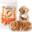 2 x Chicken Wrapped Coconut Dog Treats, Chicken Dog Treats, Healthy Dog Treats for Small Dog Medium Dog, Dog Training Treats, 3.53 oz (EXP 01/22/27)