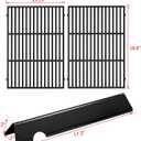 66095 Grill Replacement Grates 66032 Flavorizer Bars Grill Parts for Weber Genesis II E-310 E-315 GS4 Grill Replacement Parts E-335 S-310 Weber Genesis II 300 Series LX 300 Series Cooking Grates Parts