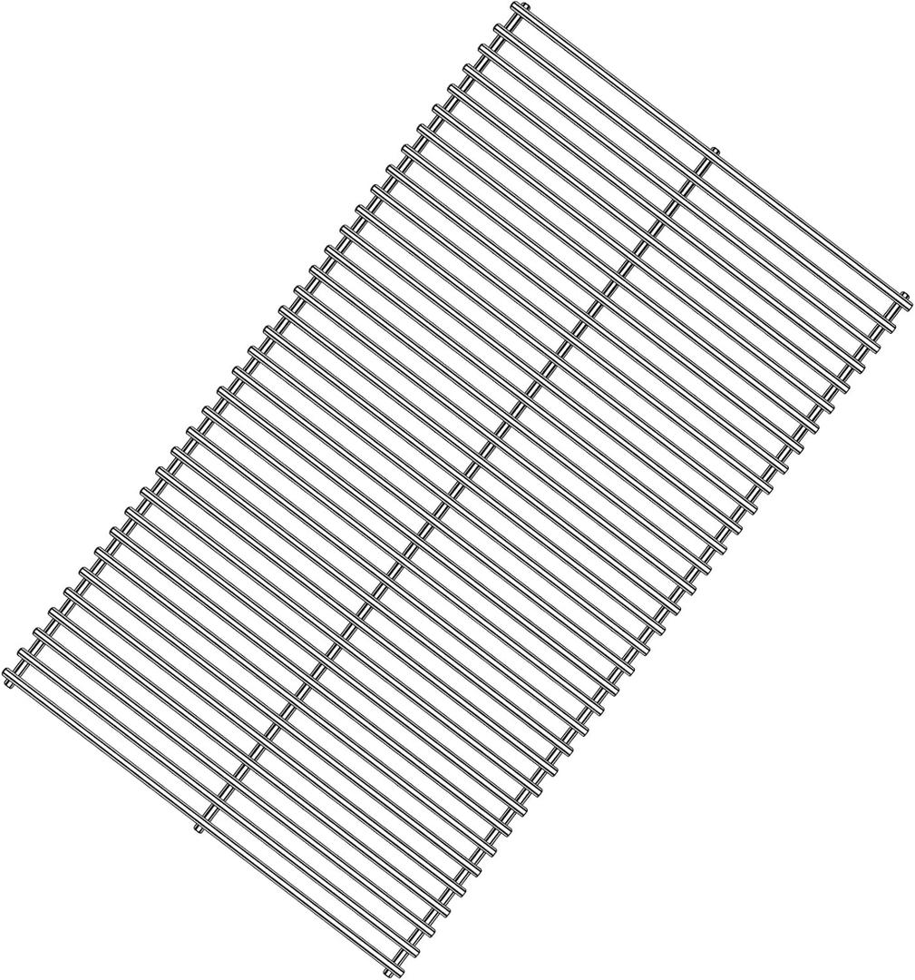 1 Pack 40901 Grill Steel Wire Cooking Grid Rock Grates Replacement Parts for BBQ Grillware Models,for El Patio Models,14 inch x 24 3/8 inch