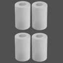 Frosted Glass Lamp Shade Replacement with 1-5/8-inches Fitter Opening for Pendant Light Chandelier Wall Sconce (4 Packs) A00097