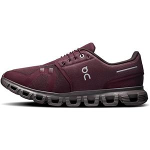 On Men's Cloud 6 Sneakers (9.5, Mulberry/Pebble)