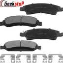 D1363 Front Ceramic Brake Pads for 2005-2018 Chevrolet Silverado 1500, 2008-2020 Tahoe Suburban 1500, Avalanche Express 1500, 2005-2014 GMC Sierra 1500,Yukon,Savana 1500,Cadillac Escalade,XTS