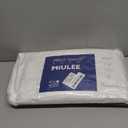 MIULEE Throw Pillows Inserts, Pack of 2 18x18 Inch 100% Virgin Fiber Filling Bed Couch Pillows