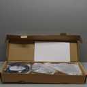 MakeFit Drill-free Dual Shower Head with Handheld Combo Rainfall Shower Head Easy Reach 3-way Diverter Stainless Steel Slide Bar with Height Adjustable Holder Adjustable Rain Showerhead (Black)