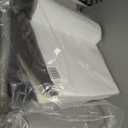 Bedluxe Wedge Pillow Headboard, 3PCS Orthopedic Bed Wedge Pillows Set for After Surgery, Adjustable Pillow Wedge for Acid Reflux&Back Pain Relief, Sleeping, Back Pillow for Bed Sitting Up, White/Grey (Adjustable 9&12 Inch + 1 Head Pillow)