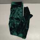 Girls Velvet Leggings Green Size Medium