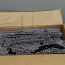 MUDGUARD MAT Dog Door Mat with Paw Design for Muddy Paws, Super Absorbent Microfiber, Non-Slip Indoor Mat, Quick-Dry Chenille Rug for Pets & Entryway, Machine Washable, Grey 19" x 30"