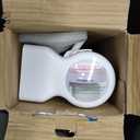 100" Wide Weatherproof Outdoor Retractable Gate for Dogs with No Rust Screws and Rods, Waterproof 8 Ft Extra Long Baby Gates for Large Openings, Scratch-Resistant Mesh Retractable Baby Gates, White