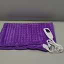 Deepsoon Heating Pad,Electric Heating Pads for Back,Neck,Abdomen,Moist Heating Pad for Shoulder,Knee,Arms,Legs,Dry/Moist Heat & Auto Shut Off,Christmas Gifts for Men and Women,Dark Purple,24x20 Inch