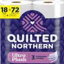 Quilted Northern Ultra Plush Toilet Paper, 18 Mega Rolls = 72 Regular Rolls, 3X Thicker*, 3 Ply Soft Toilet Tissue